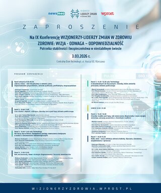 IX Konferencja Wizjonerzy &ndash; Liderzy zmian w&nbsp;zdrowiu 2026