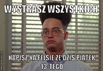 Memy z okazji piątku 13-stego 