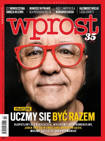 Okładka tygodnika Wprost nr 2/2018 (1818)