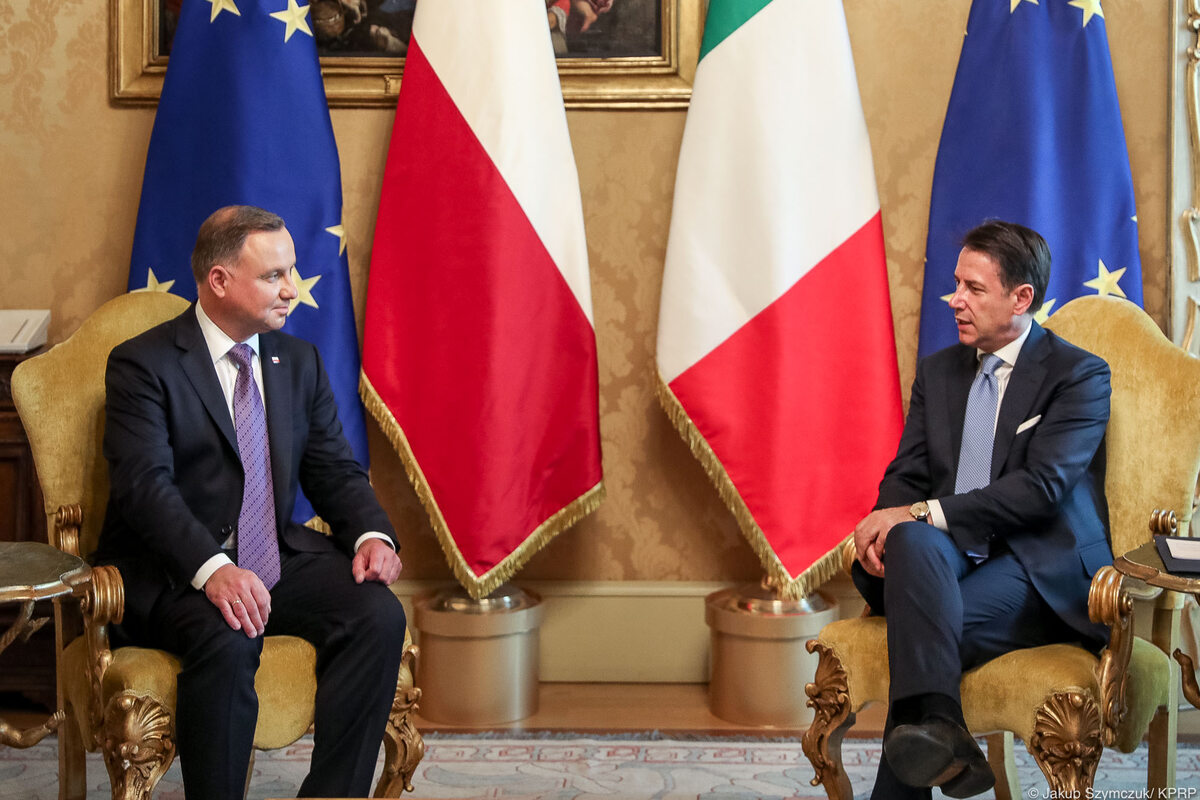 Wizyta prezydenta Andrzeja Dudy we Włoszech 