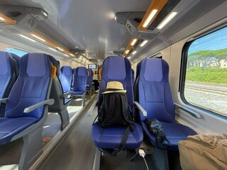 Peace of mind on an Italian regional train