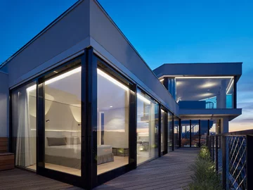 Penthouse z ogrodem na dachu, projekt Petr Janda Linka, Petr Janda