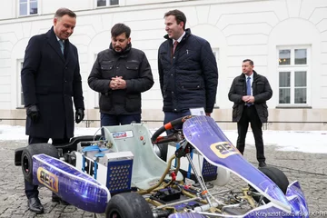 Prezentacja polskiej myśli technologicznej na dziedzińcu Pałacu Prezydenckiego 