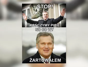 Memy z Aleksandrem Kwaśniewskim 