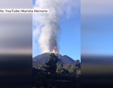 Miniatura: Erupcja wulkanu zmusiła do ewakuacji kilka...