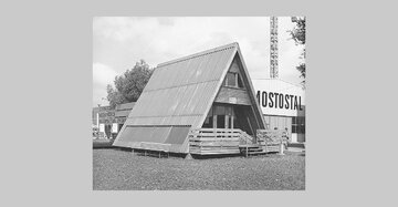 Domek typu Brda na&nbsp;wystawie Budexpo w&nbsp;1980 roku
