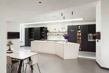 Minimalistyczne wnętrza z retro akcentami, projekt XUL Architecture downloadfor.press. xul