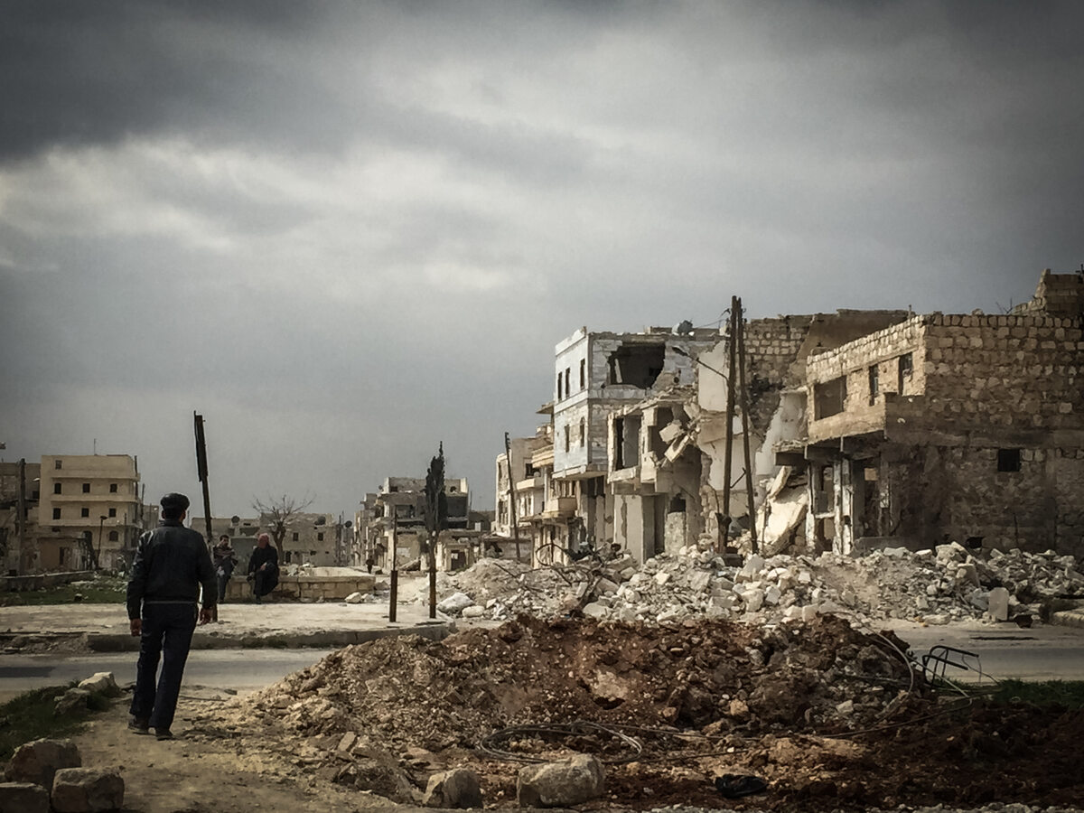 Zniszczenia w Aleppo 