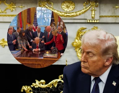Miniatura: Stanęli nad Trumpem i zaczęli się modlić....
