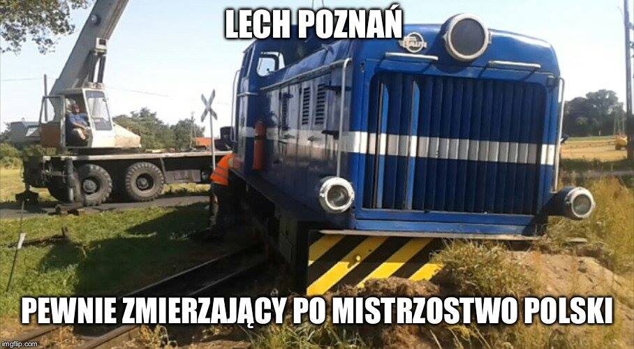 Mem po przegranej Lecha Poznań 