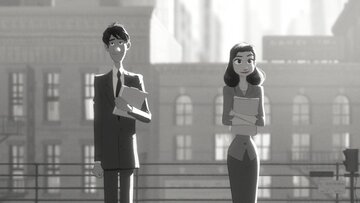 Kadr z&nbsp;filmu &bdquo;Paperman&rdquo; (2012)