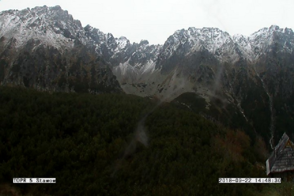 Miniatura: Pierwszy śnieg w Tatrach po wakacjach