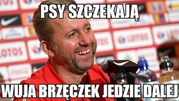 Mem z Jerzym Brzęczkiem 