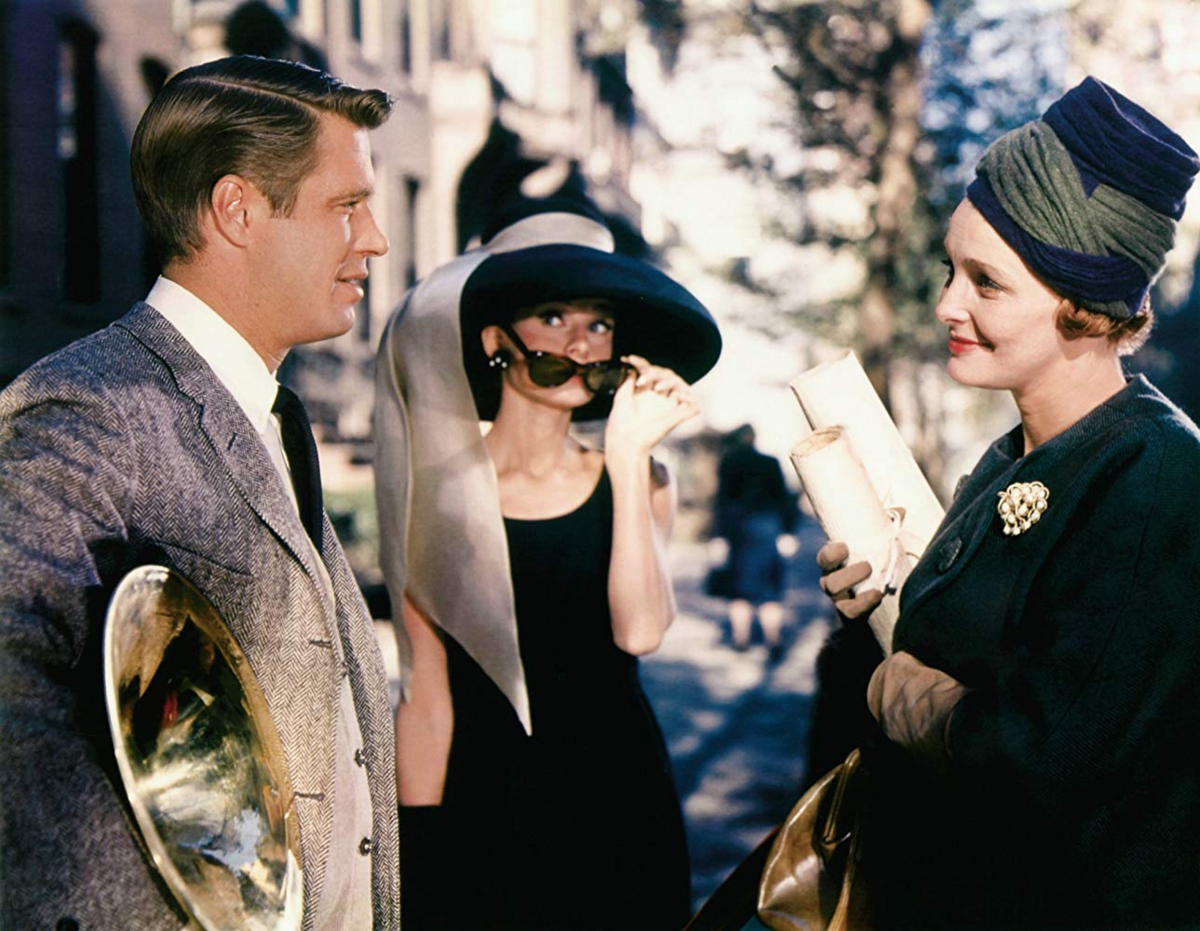 Audrey Hepburn, George Peppard i Patricia Neal w filmie „Śniadanie u Tiffany'ego” (1961) 