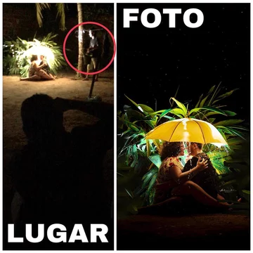 Plan zdjęciowy i efekt pracy fotografa 