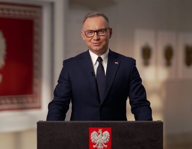 Miniatura: Orędzie prezydenta. Duda w wymownych słowach