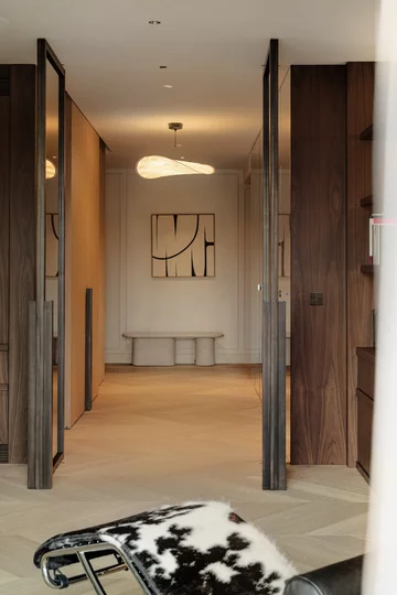 Elegancki apartament w Krakowie, projekt Katarzyna Kraszewska 