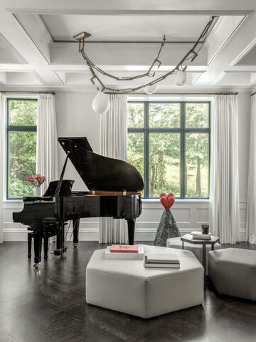 Wsp&oacute;łczesna elegancja w&nbsp;zabytkowej rezydencji, projekt Martha Franco Architecture & Design