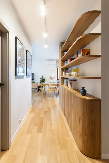 Mieszkanie dla rodziny 2+1, projekt i nadzór nad realizacją: Joanna Lemka-Wójcik, jlw studio 