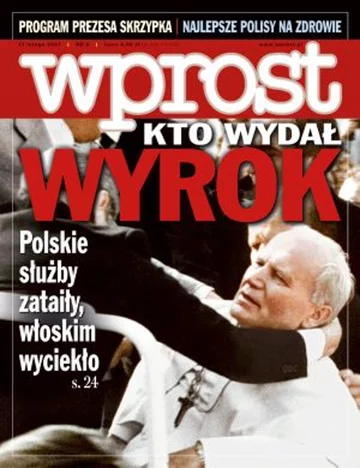 Okładka tygodnika Wprost nr 6/2007 (1259)