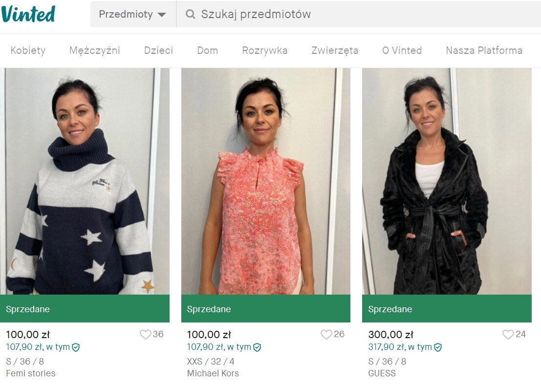 Katarzyna Cichopek sprzedaje swoje ubrania na Vinted 
