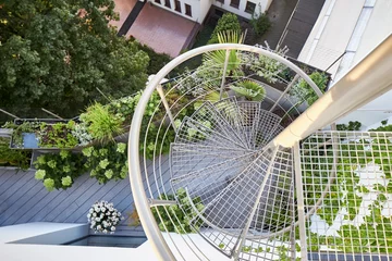 Apartament z tarasem na dachu, projekt Joanna Kuczyńska 