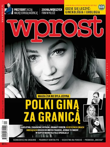 Okładka tygodnika Wprost nr 20/2017 (1786)