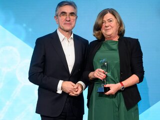 Ks. prof. Stanisław Dziekoński i prof. Janina Stępińska