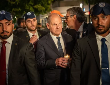 Miniatura: Alarm podczas wizyty Scholza w Izraelu....
