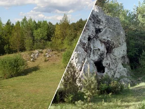 Miniatura: Jaskinie i łuk rzeki widoczny z kosmosu....