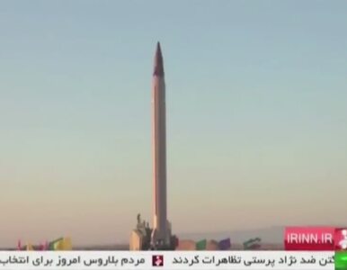 Miniatura: Testy irańskiej rakiety długiego zasięgu....
