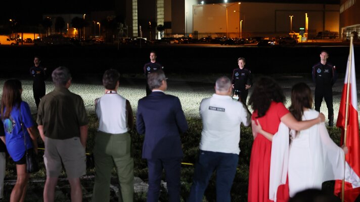 Miniatura: Polak leci w kosmos. Tak wyglądały chwile...