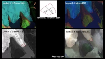 Od lodowca oderwał się ogromny płat. Dryfuje wzdłuż wybrzeża Patagonii 