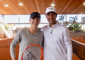 Miniatura: Świątek i&nbsp;Nadal połączyli siły....