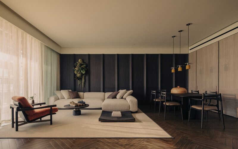 Wnętrze, które prowadzi do rozluźnienia ciała i umysłu, projekt 932 Design Group