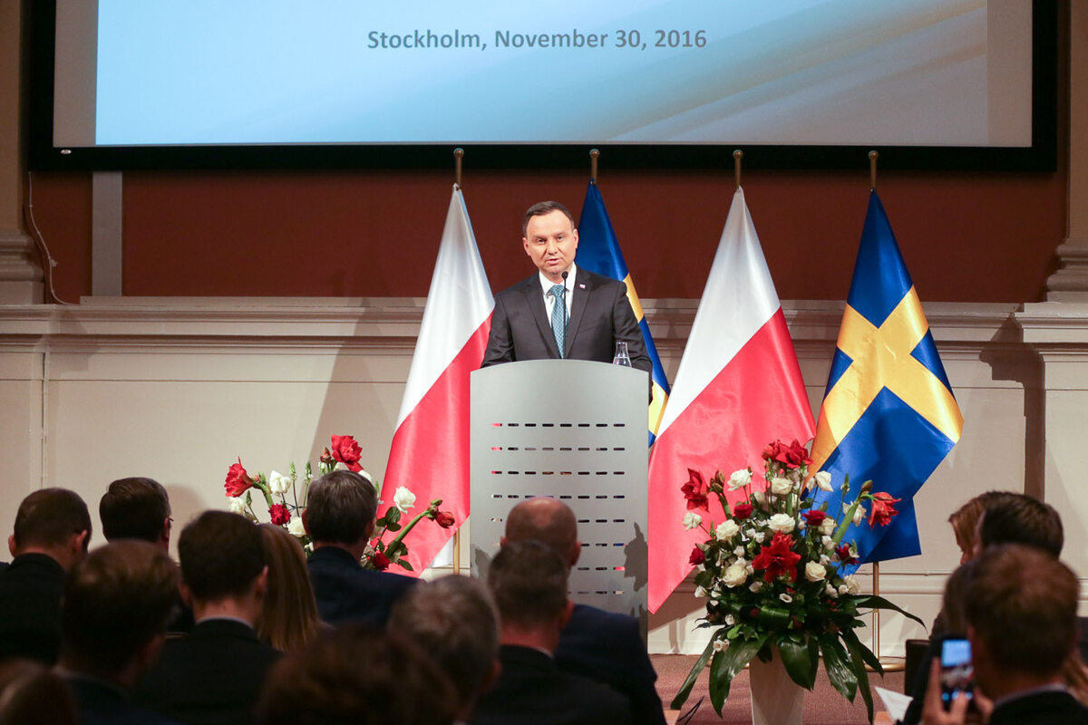 Andrzej Duda na inauguracji seminarium "Innovation: a key to future growth. Polish and Swedish experiences" 