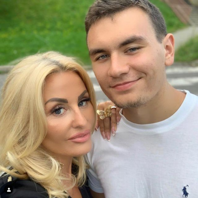 Dagmara Kaźmierska i jej syn Conan 