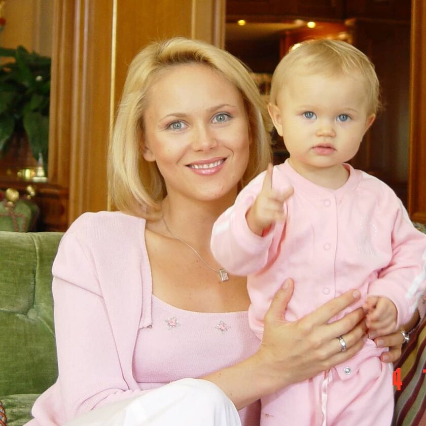 Anna Samusionek z córką 