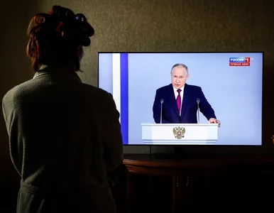 Miniatura: Incydent podczas orędzia Putina....