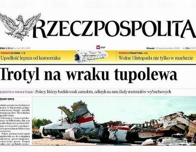 Miniatura: Gmyz: pierwszy raz wydawca pisze czołówkę...