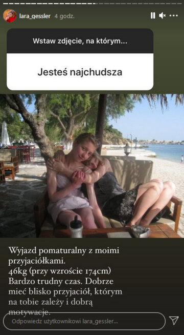 Screen z&nbsp;profilu Lary Gessler