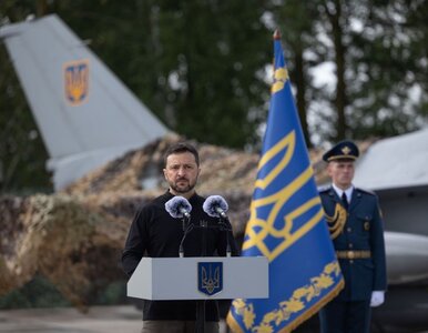 Miniatura: Zełenski pokazał ukraińskie F-16....