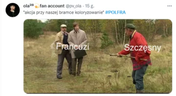 Mem po meczu Polski z Francją 