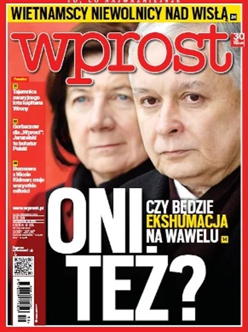 Okładka tygodnika Wprost nr 39/2012 (1545)