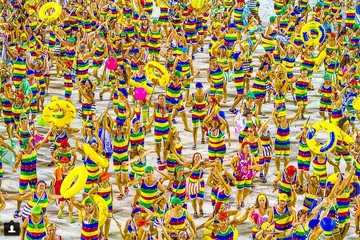 Parada podczas karnawału w Rio 