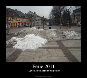 Ferie zimowe 2020 - memy 