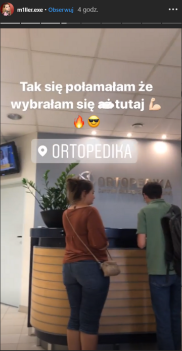 Screen z&nbsp;InstaStories Moniki Miller