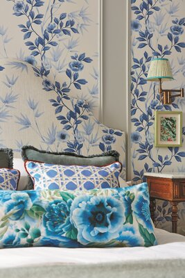 Miniatura: Wykończenie ściany w sypialni