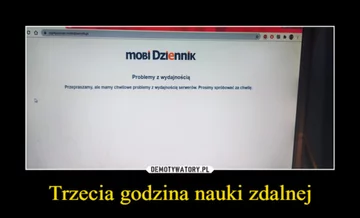 Mem o nauce zdalnej 