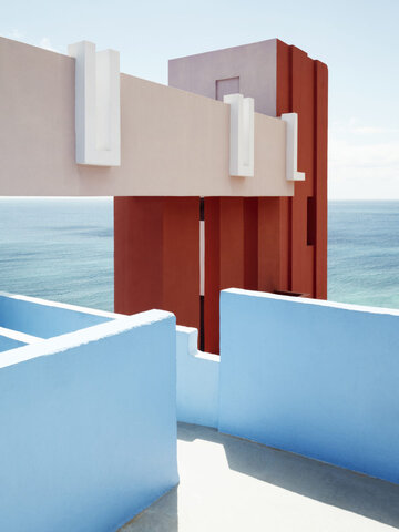 La Muralla Roja, osiedle projektu Ricardo Bofill Taller de Arquitectura